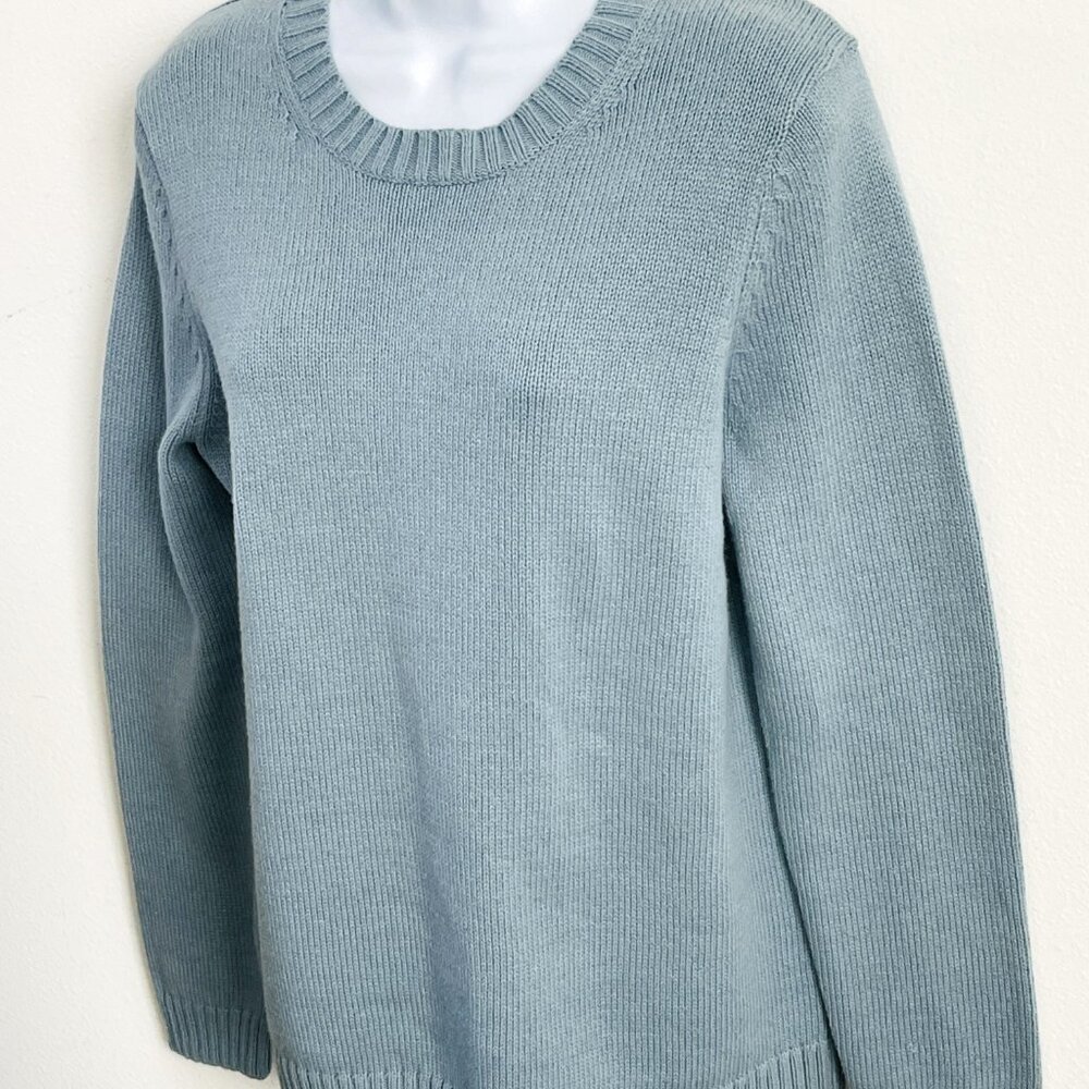 J. Jill Women's Sweater Blue thick knit pullover size S Winter warm blouse - Picture 1 of 8